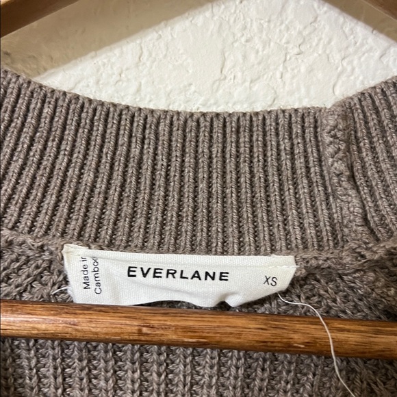 Everlane The Long Cocoon Cardigan Organic Cotton Women’s XS - Picture 4 of 6